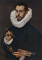 Porträt des Künstler Sohn Jorge Manuel Manierismus spanische Renaissance El Greco